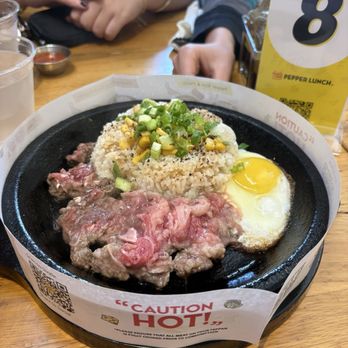 Pepper Lunch - Classic Beef Pepper Rice - Teppanyaki Near Me - Irvine, California