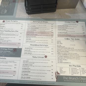 The Brunch District - Menu - Breakfast & Brunch Near Me - Addison, Texas