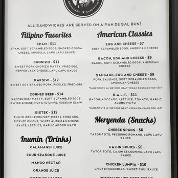 Lapu Lapu - Menu as of 7/18/24 - Filipino Near Me - Gaithersburg, Maryland