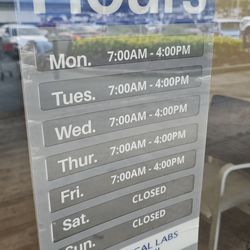 Clinical Labs of Hawaii - Hours of operation as of 4.25.24