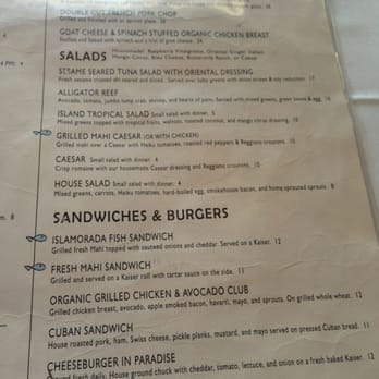 Marker 88 - new menu - Seafood Near Me - Islamorada, Florida Marker 88 - new menu - Seafood Near Me - Islamorada, Florida