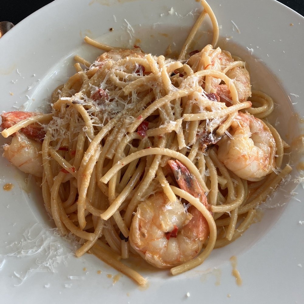 The Beacon - Shrimp Bucatini - New American Near Me - Petoskey, Michigan The Beacon - Shrimp Bucatini - New American Near Me - Petoskey, Michigan
