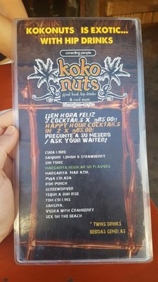 Menu photo 4 Koko Nuts Isla Mujeres, ROO Menu photo 4 Koko Nuts Isla Mujeres, ROO