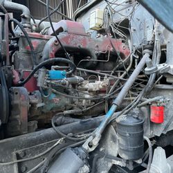 Tart's Mobile Repair and Fabrication - Fresh fluids and filters on this 350 small cam cummins in an old school Kenworth Vac truck