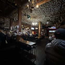 Iron Door Saloon - Dollar bill ceiling