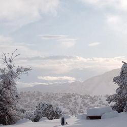 Virginia City RV Park - Snowy 100 mile view