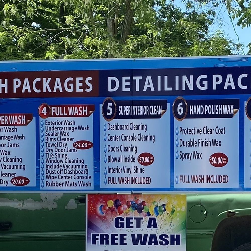 Wash packages and prices