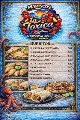 Menu photo 3 Mariscos La Toxica Victorville, CA Menu photo 3 Mariscos La Toxica Victorville, CA