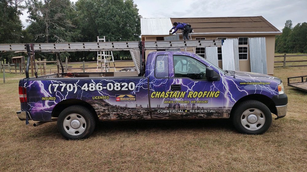 Slide of Chastain Roofing