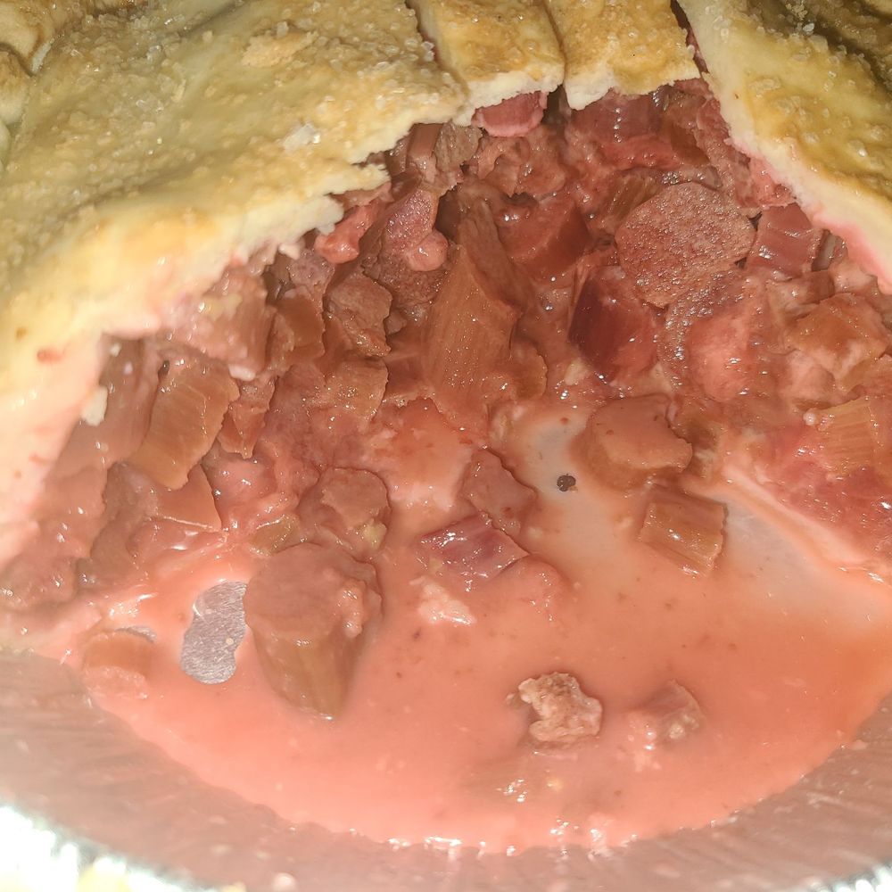 Watery filling, undercooked filling Watery filling, undercooked filling