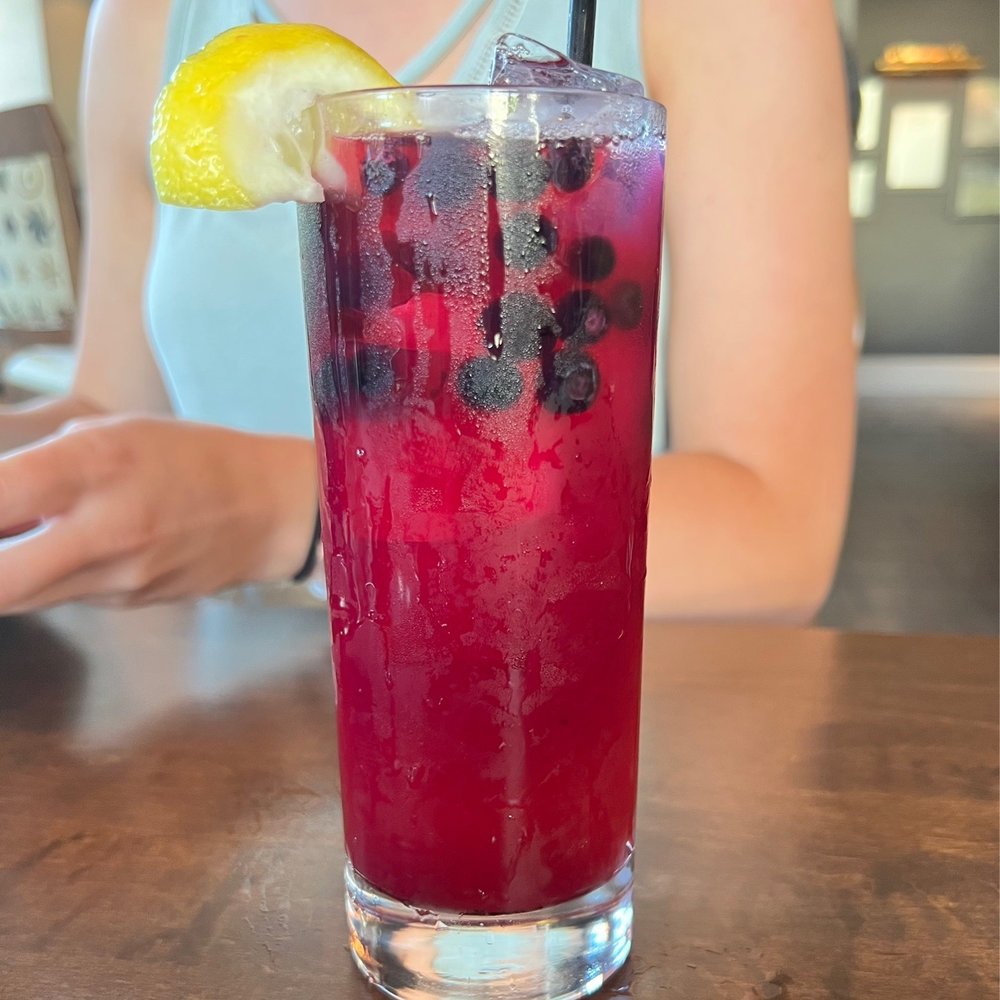 Blueberry Lemonade -- great and tart! Blueberry Lemonade -- great and tart!