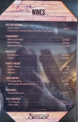 Menu photo 8 The Depot Greenfield, IN Menu photo 8 The Depot Greenfield, IN
