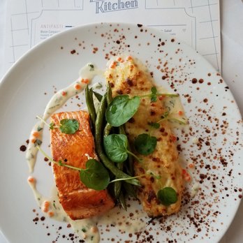 Italian Kitchen - Salmon with smoked salmon and veggies - Italian Near Me - Vancouver, British Columbia