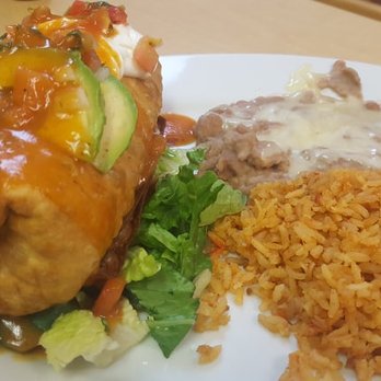 Pancho Villa Mexican Grill - $12 Chimichanga was more than I could handle and amazing! - Mexican Near Me - Lincoln, Nebraska
