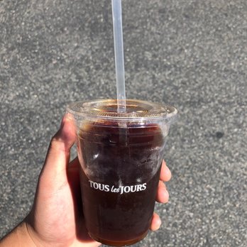 Tous Les Jours - Americano tasted watered down. Yet again they're new. I'll go back in 3-5 months. Maybe they'll have it down by then. - Bakeries Near Me - Fullerton, California Tous Les Jours - Americano tasted watered down. Yet again they're new. I'll go back in 3-5 months. Maybe they'll have it down by then. - Bakeries Near Me - Fullerton, California