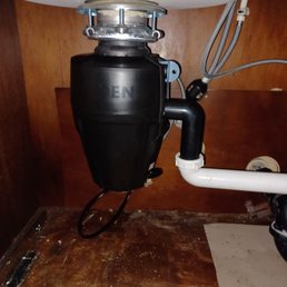 Adam replaced my 18yr old Badger garbage disposal with this new Moen disposal.