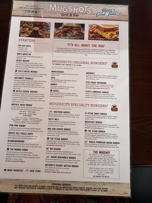 Menu photo 3 Mugshots Grill & Bar - Florence, AL Florence, AL Menu photo 3 Mugshots Grill & Bar - Florence, AL Florence, AL