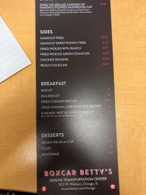 Menu photo 6 Boxcar Betty's Chicago, IL Menu photo 6 Boxcar Betty's Chicago, IL