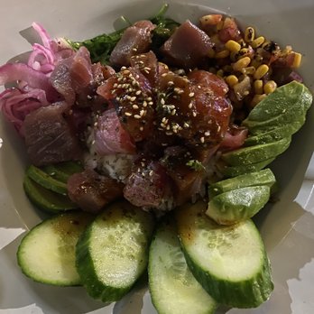 The Boathouse - Soy sauce soaked poke bowl. - Seafood Near Me - St Augustine, Florida The Boathouse - Soy sauce soaked poke bowl. - Seafood Near Me - St Augustine, Florida