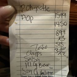 El Parian - Receipts