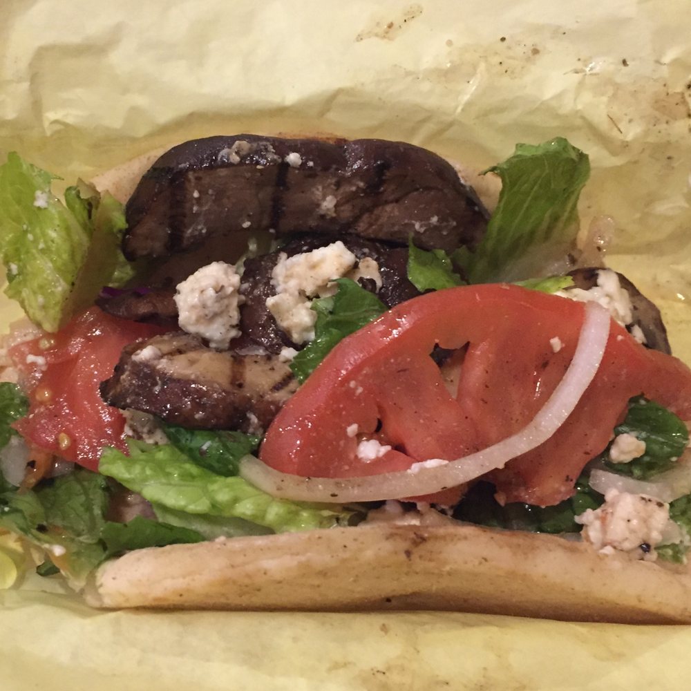Pappoule's - Portabella Mushroom Pita - Greek Near Me - Tucson, Arizona Pappoule's - Portabella Mushroom Pita - Greek Near Me - Tucson, Arizona