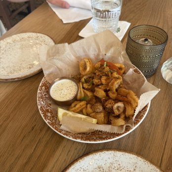 Raik Mediterranean - Fried Calamari ($13) - Middle Eastern Near Me - Suwanee, Georgia Raik Mediterranean - Fried Calamari ($13) - Middle Eastern Near Me - Suwanee, Georgia