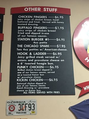 Menu photo 4 Station One Hot Wing Cafe Villa Rica, GA