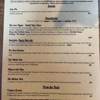 The Thirsty Cow Taphouse - Food - Beer Bar Near Me - Baileys Harbor, Wisconsin The Thirsty Cow Taphouse - Food - Beer Bar Near Me - Baileys Harbor, Wisconsin