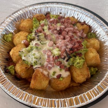 Green Eggs & Ham Cafe - Green eggs and ham tots - New American Near Me - Orlando, Florida Green Eggs & Ham Cafe - Green eggs and ham tots - New American Near Me - Orlando, Florida