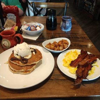 Another Broken Egg Cafe - boston cream cakes with eggs and bacon - Breakfast & Brunch Near Me - Auburn, Alabama Another Broken Egg Cafe - boston cream cakes with eggs and bacon - Breakfast & Brunch Near Me - Auburn, Alabama