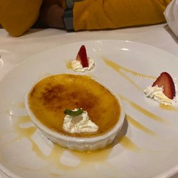 Peach Crème Brûlée