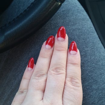 L A Nails Spa - Half moons by Linda - Nail Salons Near Me - El Paso, Texas