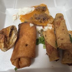 Antonio's - Flautitas and Clara Platter leftovers