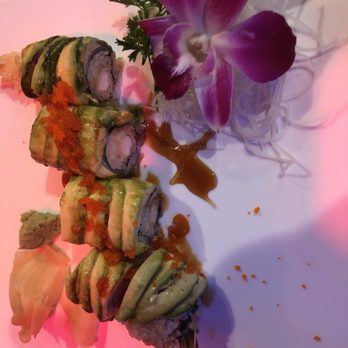 Fancy Sushi & Grill - Special order Dragon roll - served with a nice presentation - Sushi Bars Near Me - Neptune Beach, Florida Fancy Sushi & Grill - Special order Dragon roll - served with a nice presentation - Sushi Bars Near Me - Neptune Beach, Florida