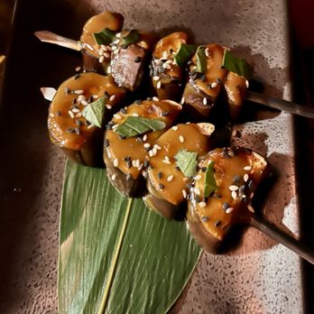 TenTen - Miso eggplant skewers - Japanese Near Me - Austin, Texas TenTen - Miso eggplant skewers - Japanese Near Me - Austin, Texas