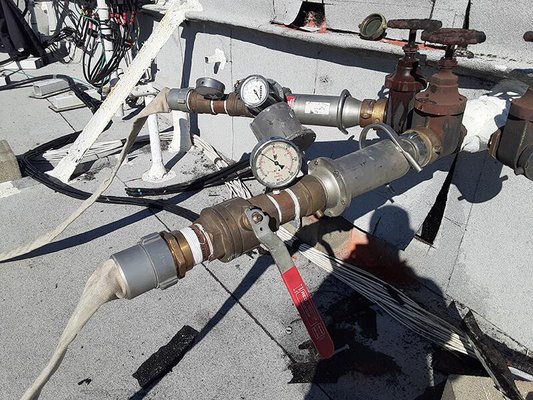 Fire sprinkler system inspection - This is what we typically run into during a fire sprinkler system inspection. The fire hoses were expired, the sprinkler heads were recalled and the standpipe needed a flow test. Speak with one of our experts today to make sure you stay in compliance. Fire sprinkler system inspection - This is what we typically run into during a fire sprinkler system inspection. The fire hoses were expired, the sprinkler heads were recalled and the standpipe needed a flow test. Speak with one of our experts today to make sure you stay in compliance.