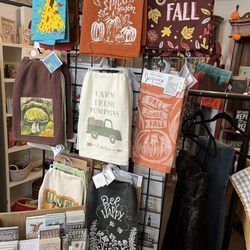 The White Rabbit - Fall dish towels
