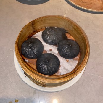 Uluh - Black sesame soup dumplings - Tea Rooms Near Me - New York, New York Uluh - Black sesame soup dumplings - Tea Rooms Near Me - New York, New York