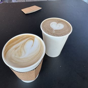 Reborn Coffee - Honey Hojicha and Coconut Mocha Latte - Coffee & Tea Near Me - Glendale, California Reborn Coffee - Honey Hojicha and Coconut Mocha Latte - Coffee & Tea Near Me - Glendale, California