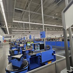 Walmart - Self checkout section
