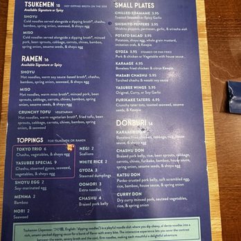 Yasubee - Menu - Ramen Near Me - New York, New York Yasubee - Menu - Ramen Near Me - New York, New York