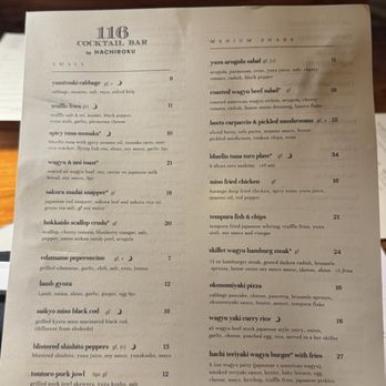 116 Cocktail Bar by Hachiroku - menu - Cocktail Bars Near Me - New Haven, Connecticut 116 Cocktail Bar by Hachiroku - menu - Cocktail Bars Near Me - New Haven, Connecticut