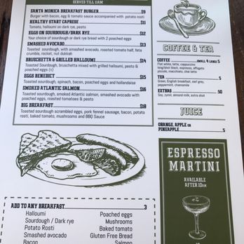 Santa Monica - Menu. - American Near Me - Brisbane, QLD Santa Monica - Menu. - American Near Me - Brisbane, QLD