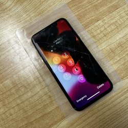 702 Cell Phone Repair - IPhone X cracked screen and broken LCD.