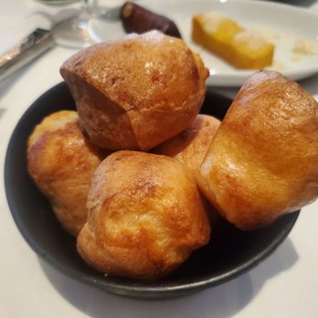 Fogo De Chao - Brazilian cheese bread which also comes with the fogo experience.  So yummy. - Brazilian Near Me - Bellevue, Washington