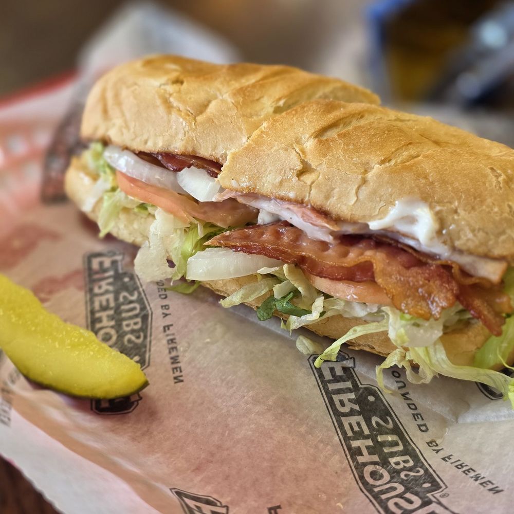 Firehouse Subs - Club Sub on white bread - Fast Food Near Me - Muskegon, Michigan Firehouse Subs - Club Sub on white bread - Fast Food Near Me - Muskegon, Michigan