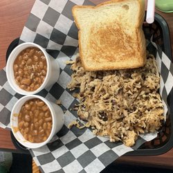 Bare Bones BBQ - Pulled pork platter (2nd variety, finely chopped)
