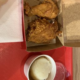 Chicken and mashed potato