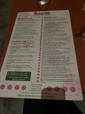 Menu photo 6 Rosario's ComidaMex & Bar San Antonio, TX Menu photo 6 Rosario's ComidaMex & Bar San Antonio, TX