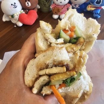 Dang Cha By Couture - Inside of the Tofu Banh Mi - Coffee & Tea Near Me - Pearl City, Hawaii Dang Cha By Couture - Inside of the Tofu Banh Mi - Coffee & Tea Near Me - Pearl City, Hawaii